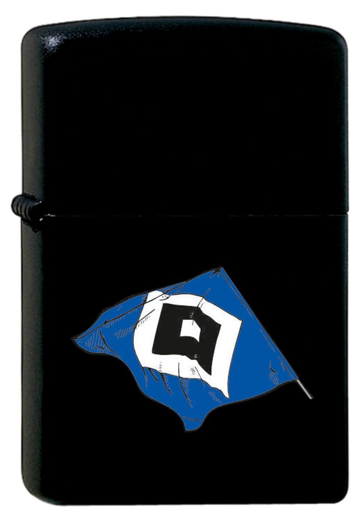 Zippo zapalova? Hamburger SV ?erný matný s vlajkou HSV Obrázek produktu 