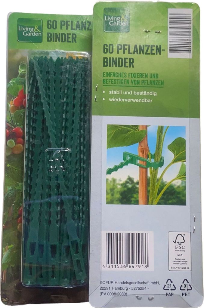 120 Stück - verstellbare Pflanzenbinder Pflanzenhalter Produktbild 
