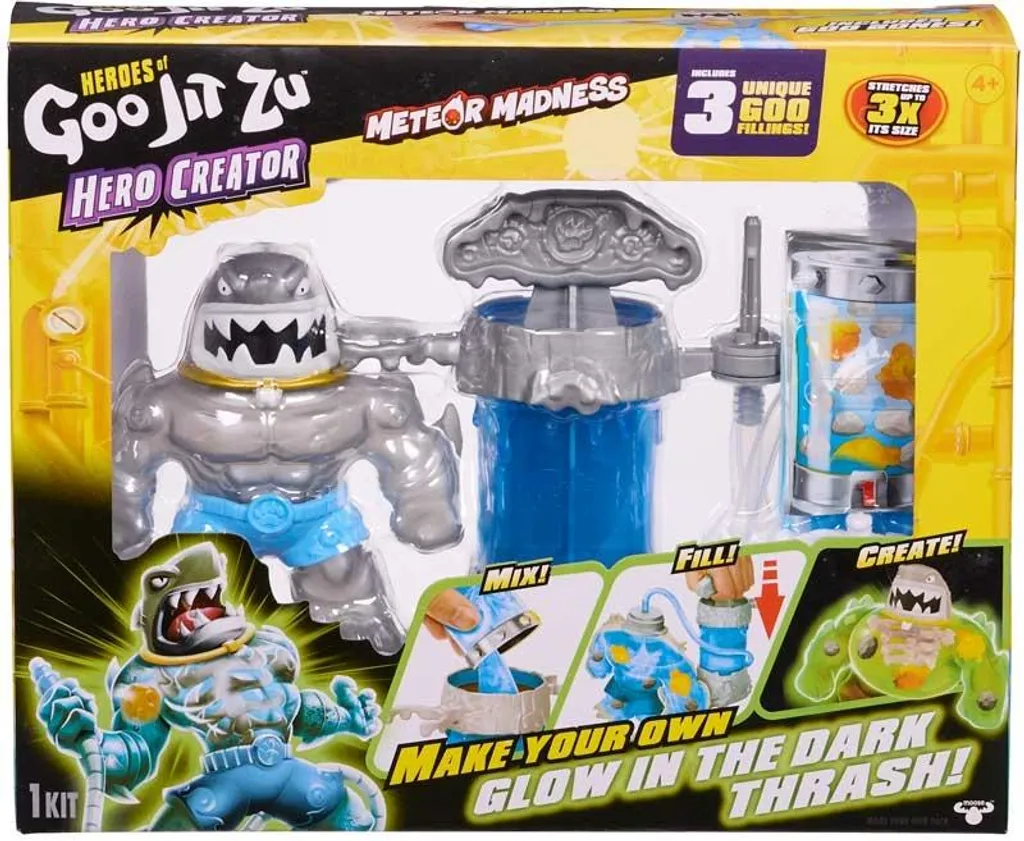 Goo Jit Zu Hero Creator Thrash 08432 - Figurine ultra extensible