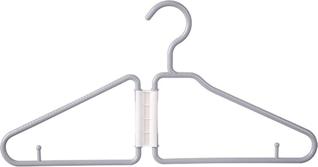 Zusammenklappbarer Kleiderbügel, Wäscheständer, stark belastbar, verformt sich nicht leicht, faltbares Design, Reise-Kleiderbügel