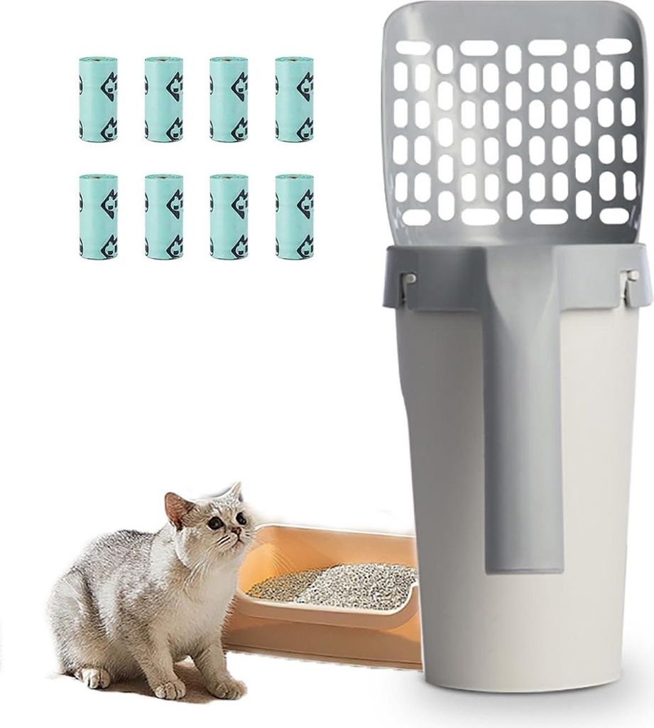 Katzenklo Schaufel 2 in 1,Streuschaufel mit Produktbild 