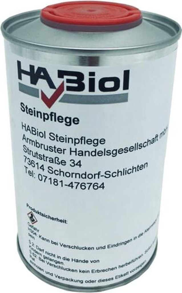 HABiol Steinpflegeöl 500 ml für Steinplatten Produktbild 