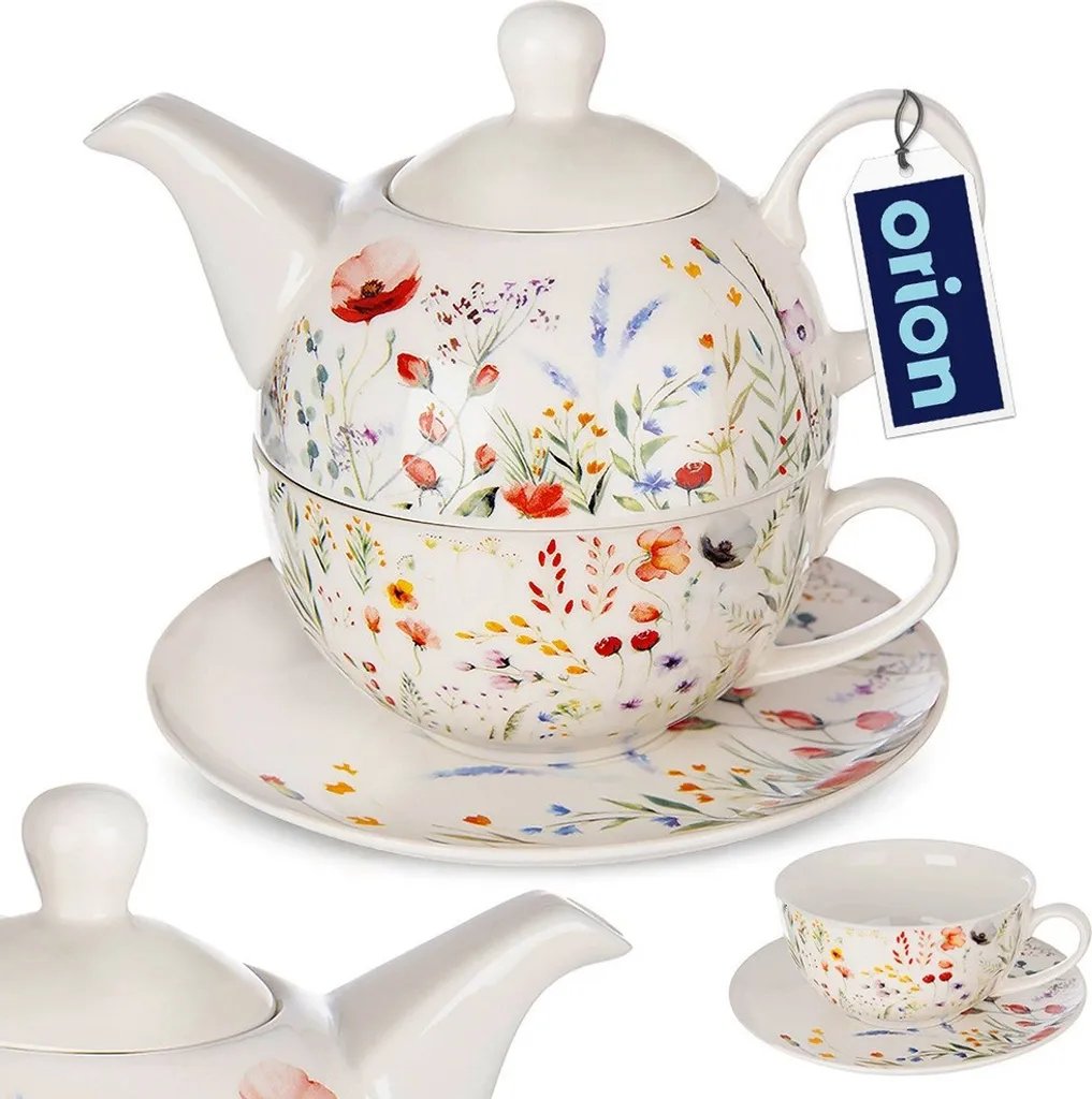 Set Tea for One Orion MOHNBLUMEN - Porcellana Design Floreale