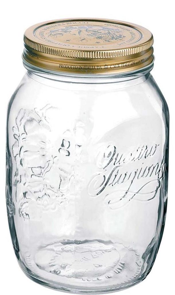 Quattro Stagioni Einmachglas 100cl mit Deckel - 12 Stück Produktbild 