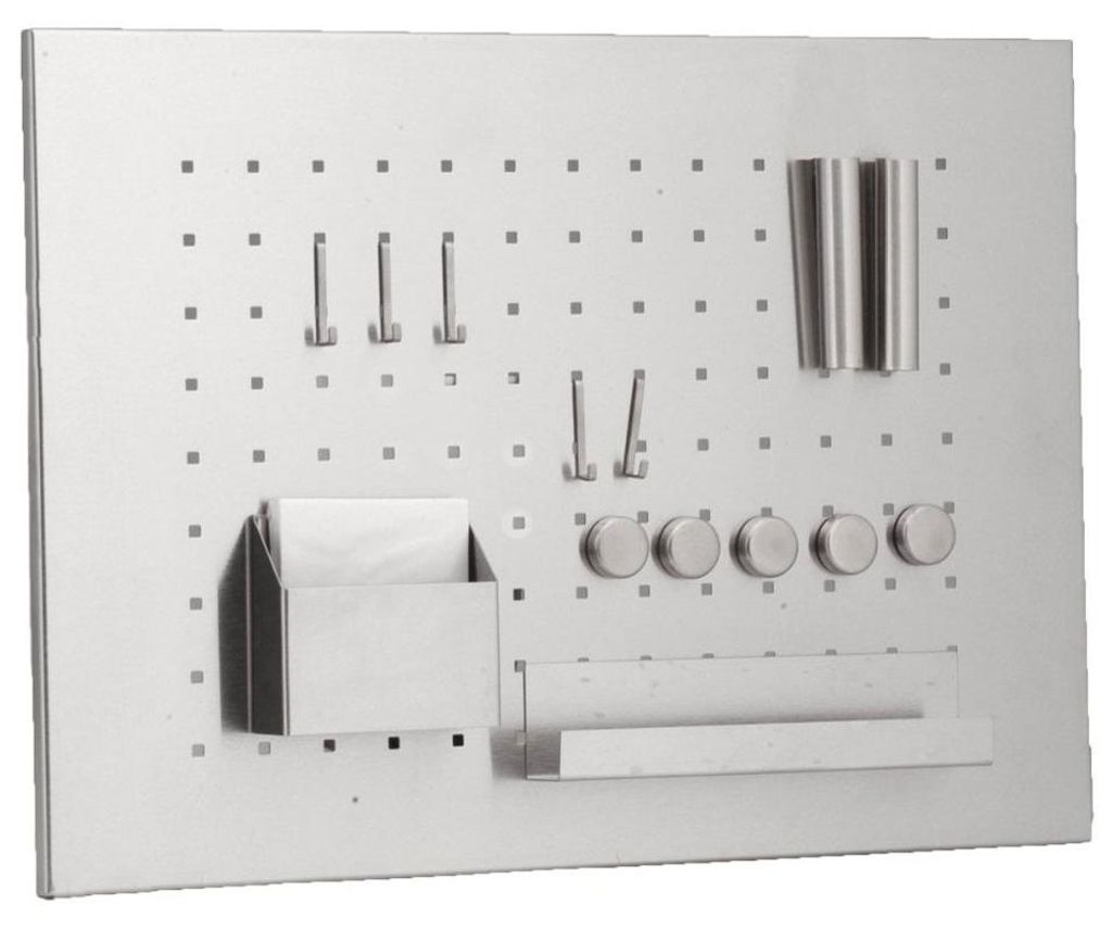 Zeller-Presente Memobord Edelstahl 50 x 35 cm mit Produktbild 
