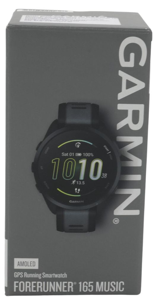 Zegarek sportowy Garmin Forerunner 165 Music ciemnoszary Zdjęcie produktu 