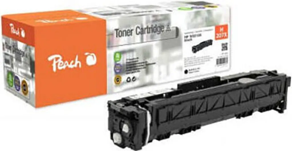 Toner Noir Compatible HP 207X W2210X Peach PT1244 Économique et Fiable