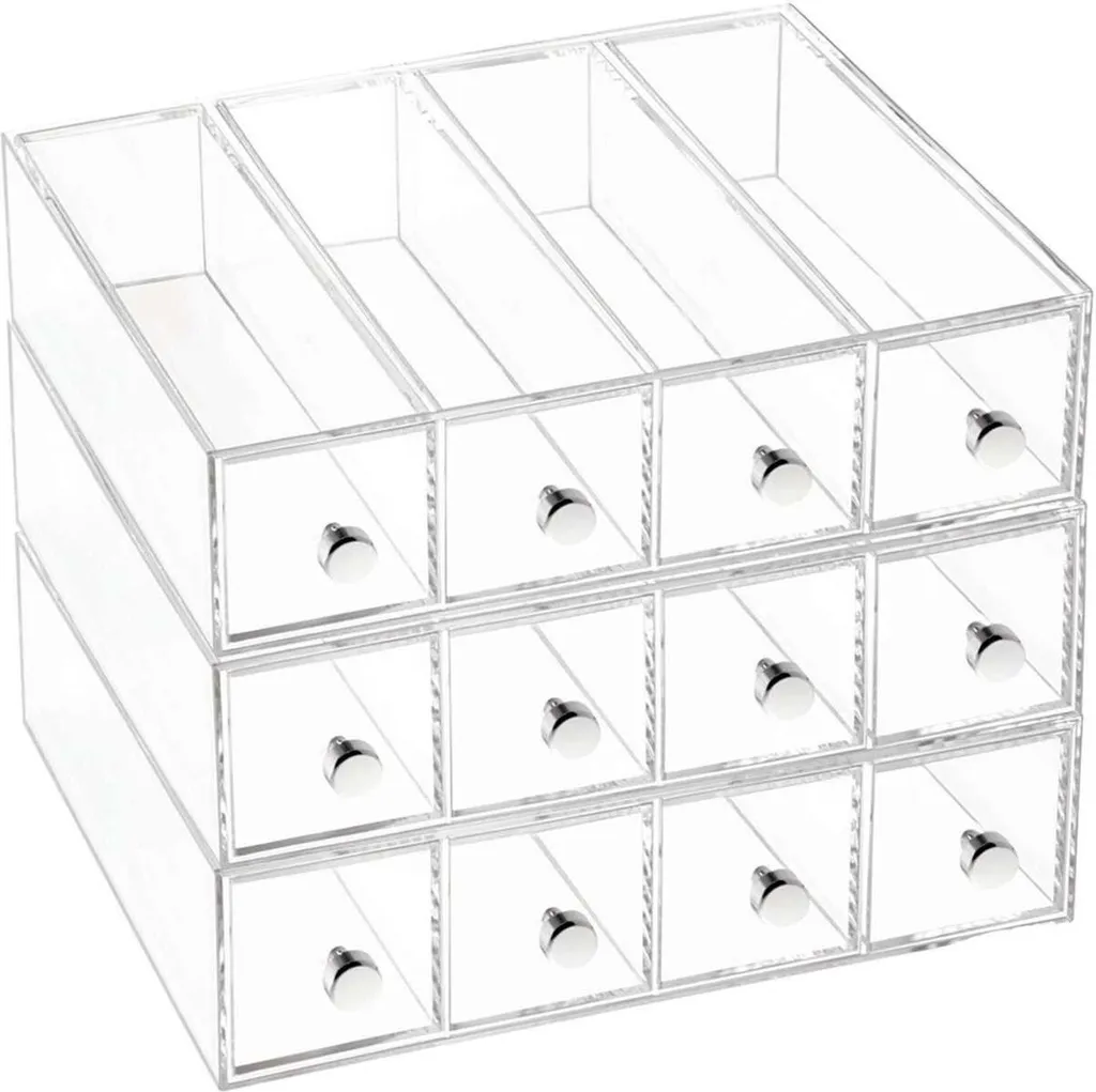 Organisateur transparent 4 tiroirs : ne cherchez plus vos accessoires
