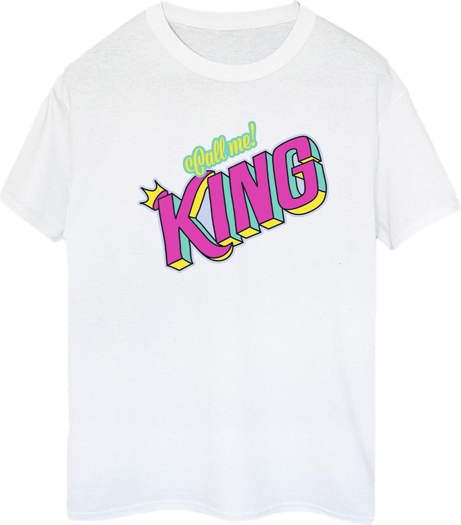 Disney - "The Lion King Classic King" T-Shirt für Damen BI29518 (S) (Weiß)
