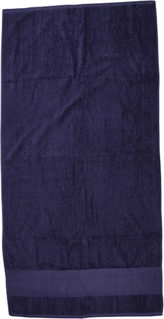 Grande Serviette de Toilette Marine pour Sport et Club de Natation 70x140
