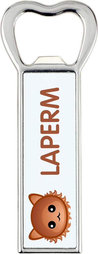Laperm - Flaschenöffner mit Grafik und Logo der Marke Art-Dog