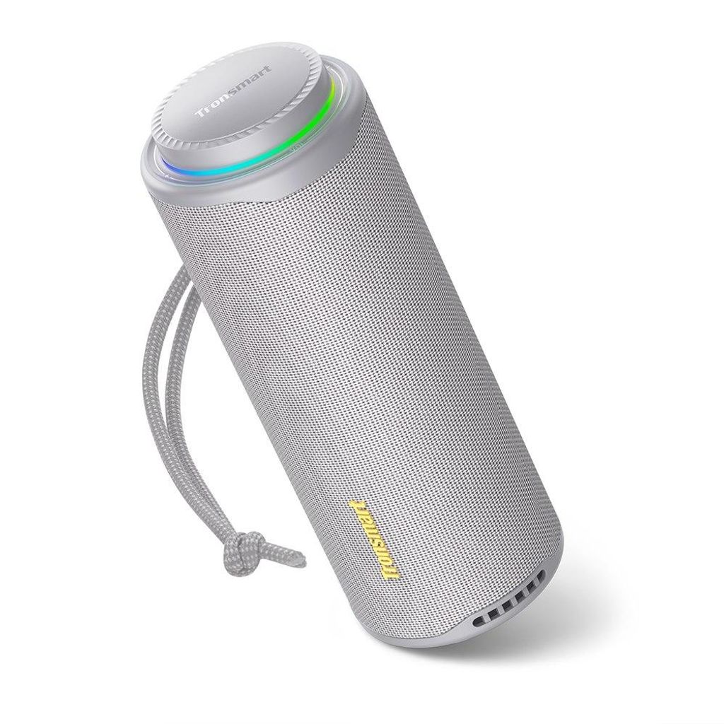 Tronsmart T8 Außenlautsprecher-40W Bass-IPX7 wasserdicht-18H Wiedergabezeit-360° Sound-Bluetooth 5.3-Eq App-Grau