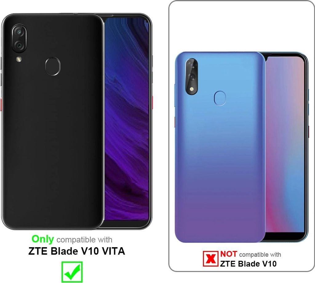 Cadorabo Pellicola Protettiva compatibile con ZTE Blade V10 VITA in