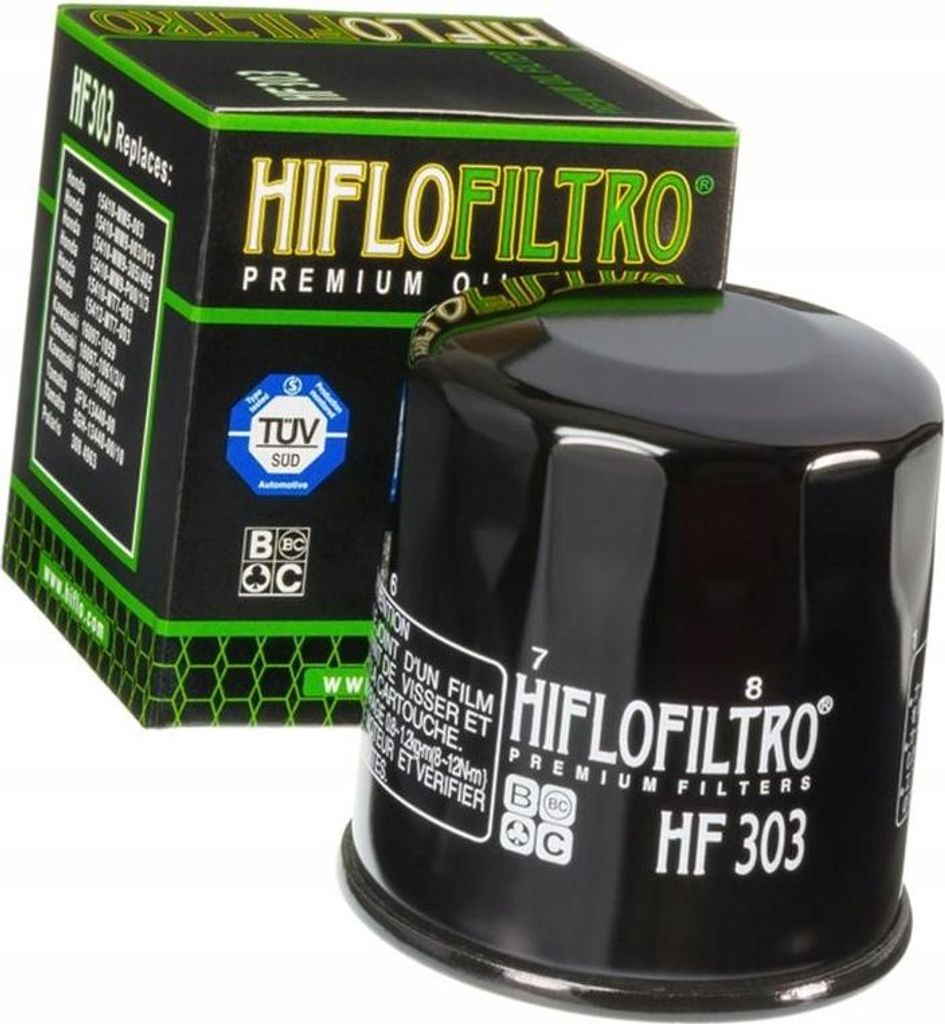 Hiflo Ölfilter HF303 HF 303 Cbr XL Vfr Er6 ZX6r Zx10r XV Produktbild 