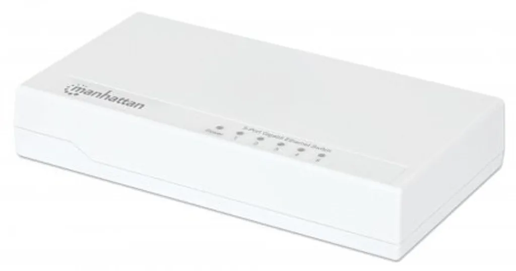 Switch Gigabit Manhattan 560696 - 5 Porte 10/100/1000 Desktop