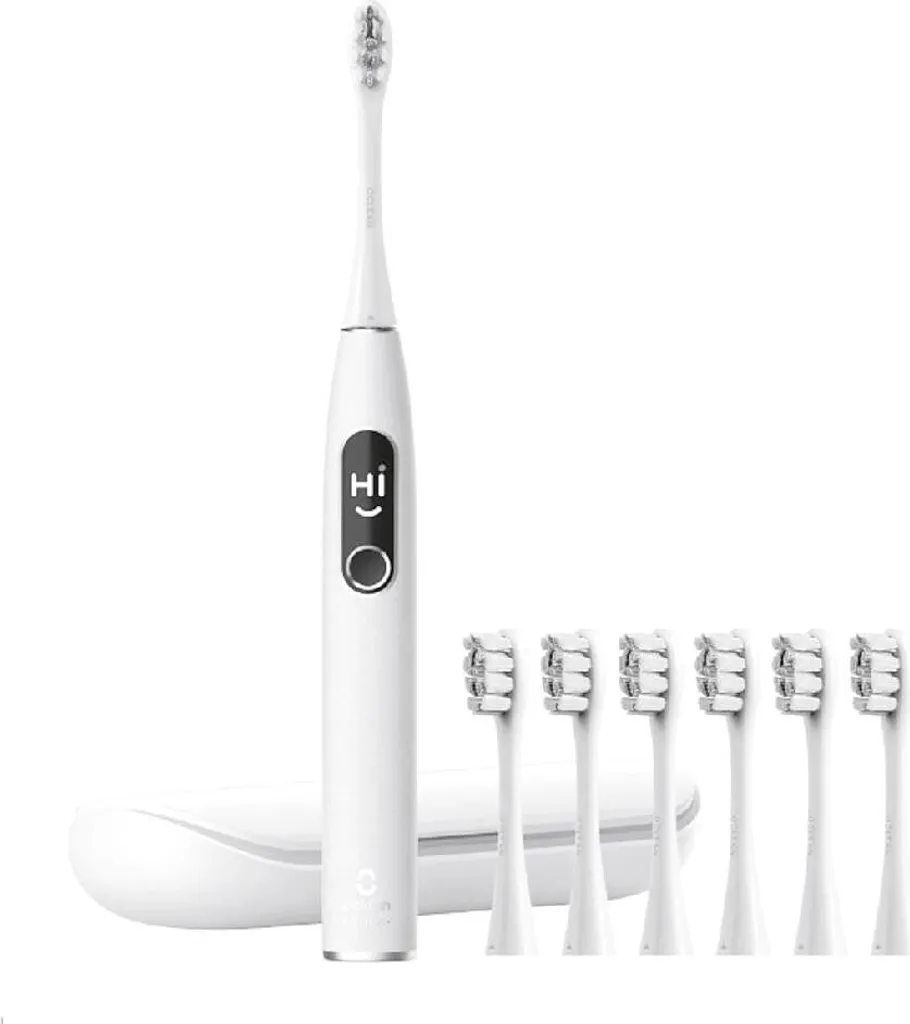 Brosse à dents sonique Oclean X Pro Elite Set Grey avec écran tactile