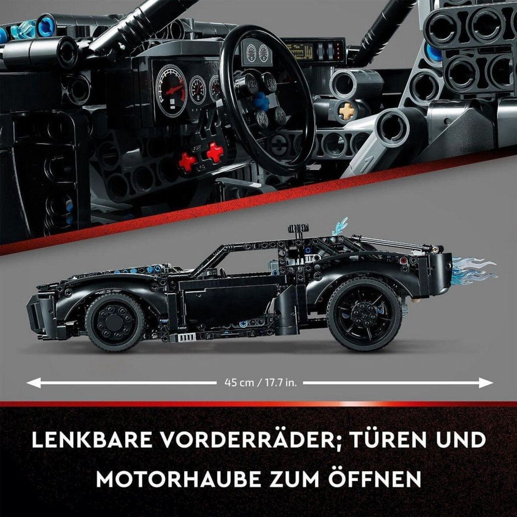 LEGO 42127 Technic BATMANS BATMOBIL Spielzeugauto mit Produktbild 32