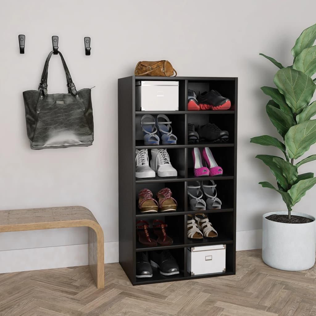 VIDAXL -Schuhregal 54x34x100,5 cm verarbeitetes Holz Zdjęcie produktu 