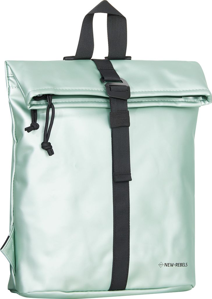 Mart Los Angeles Metallic Hellgrün 7L Rolltop Rucksack Wasserabweisend