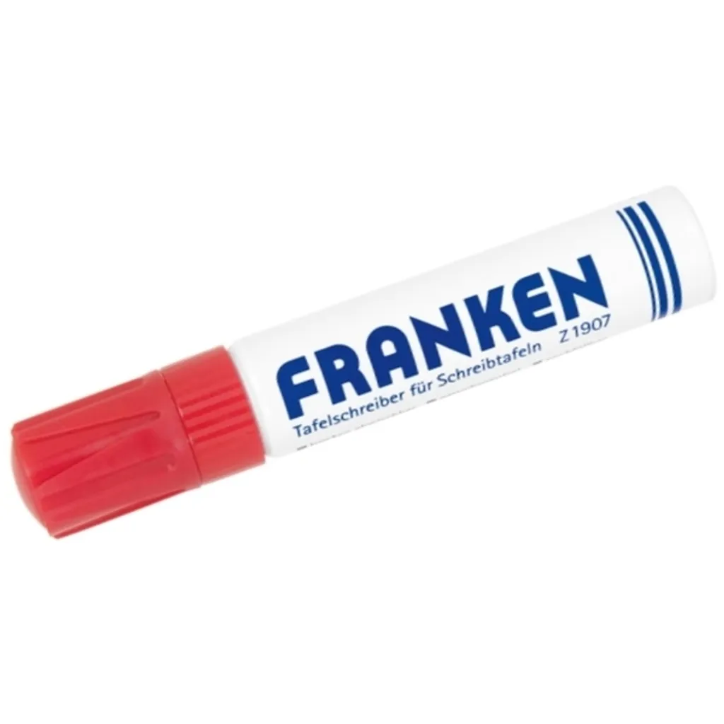 Marqueur Jumbo rouge FRANKEN pointe biseautée large de 4 à 12 mm - 2