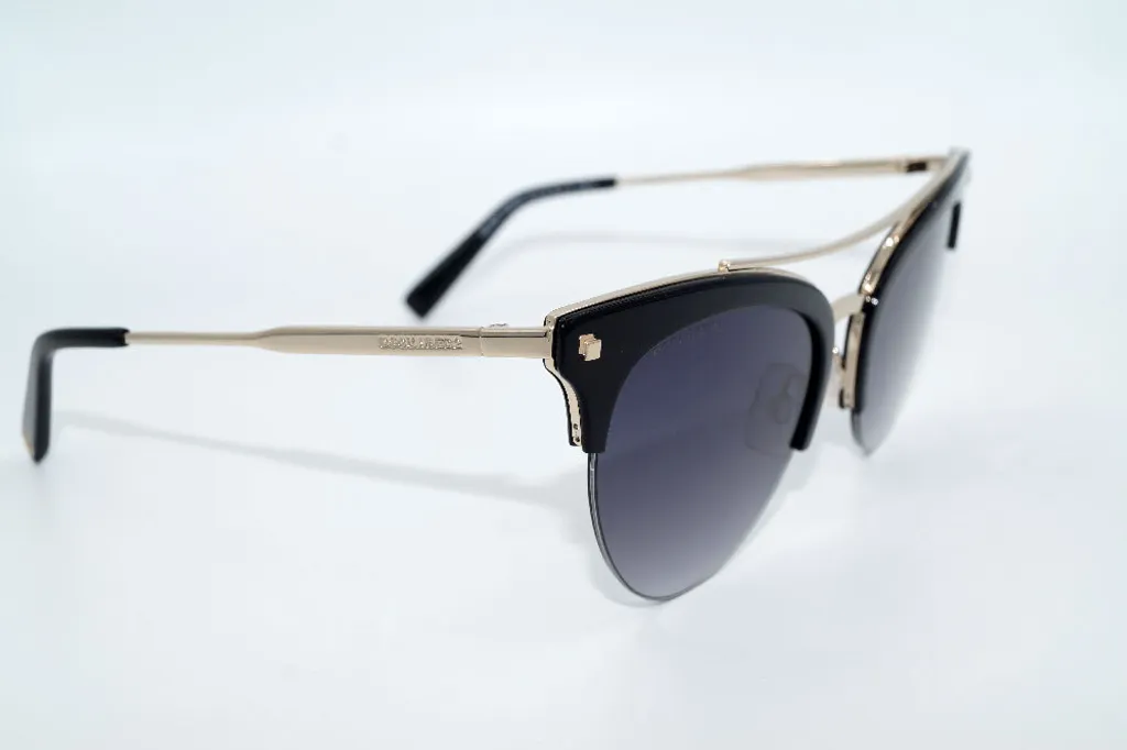 Lunettes de soleil Dsquared2 DQ0252 01B 56 Monture Noire et Dégradé