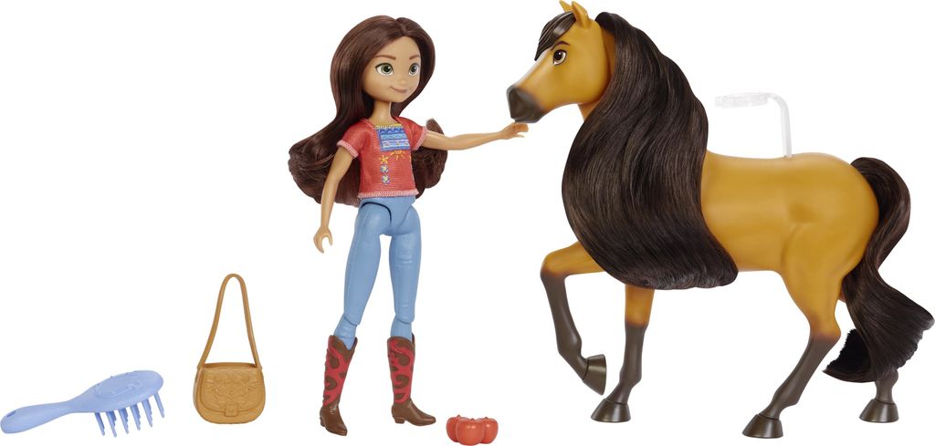 Spirit Puppe Lucky & Pferd Spirit, Pferde-Spielzeug Produktbild 