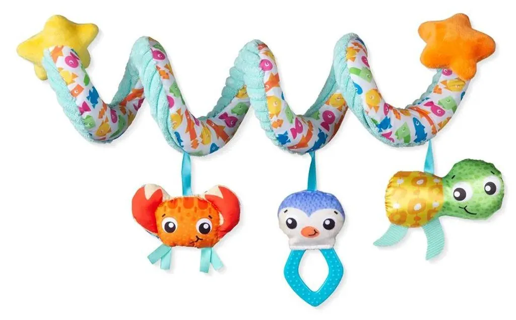 Playgro Spirale Joyeuse avec Animaux - Jouet d'Éveil Multi-Activités