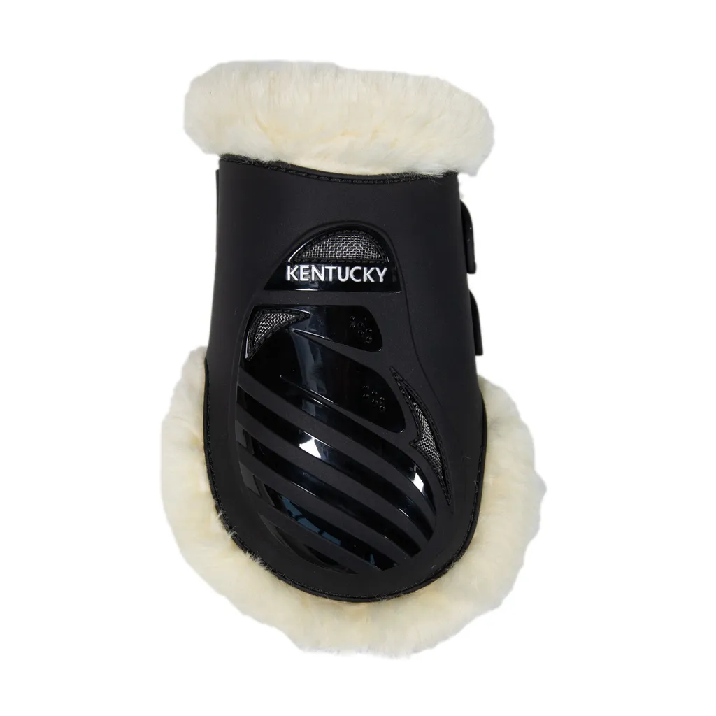 Protège-Jambes Élastique Kentucky en Fourrure Végétalienne Noir M