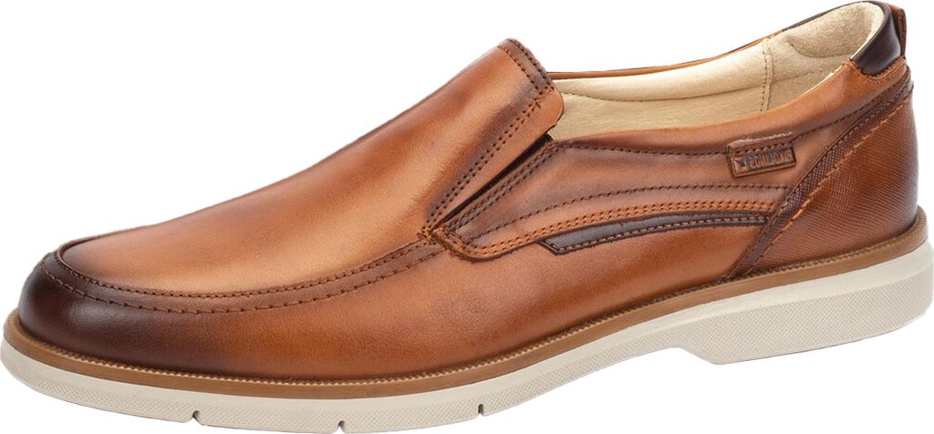 Pikolinos Herren Slipper Leder Mokassin Schlupfschuh Navarra M8C-3224C1, Größe:41 EU, Farbe:Braun