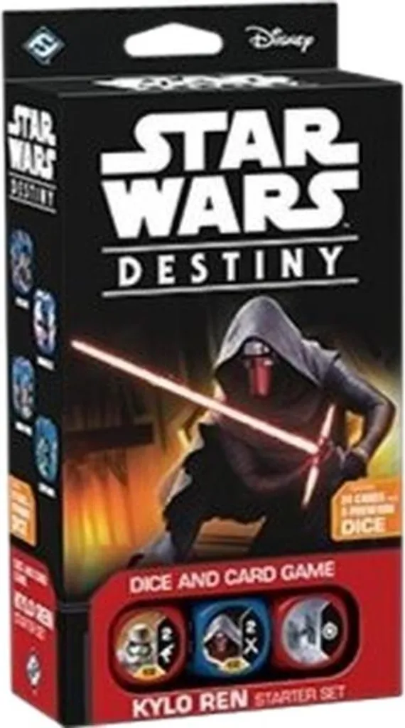 Star Wars: Destiny Kylo Ren avec 9 Dés Premium et Cartes de Combat