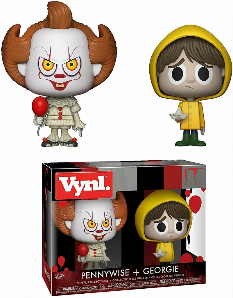 Figurines VYNL Pennywise + Georgie Ça, pack collector de collection
