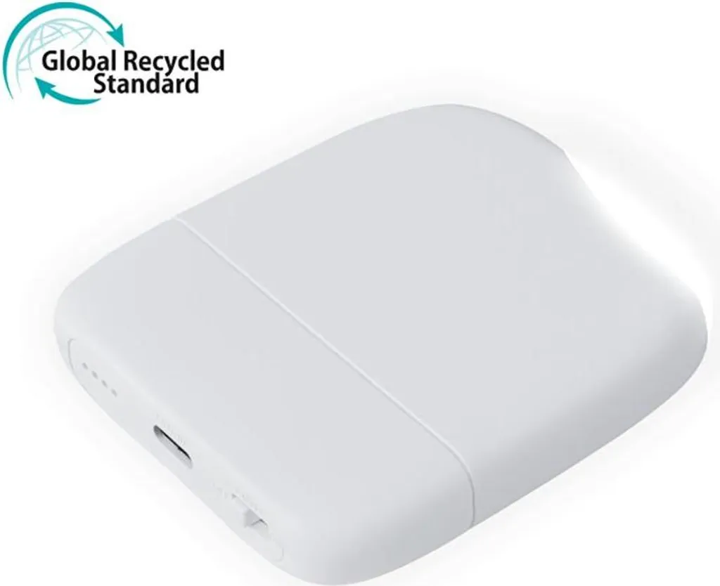 Batterie externe pour smartphone Ice-P 5000mAh blanche câble inclus