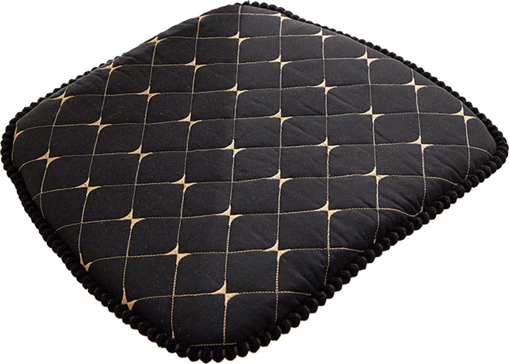 Stuhlmatte mit Reißverschluss-Design, bequemes Sitzkissen, leicht zu reinigen, mit Riemen befestigtes Stuhlkissen für das Home Office