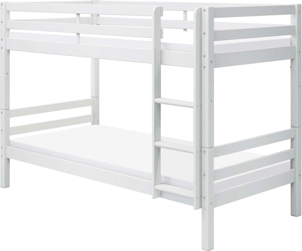 FURNLUX Etagenbett Actim Weiss 90x200cm / Hauptfarbe: Weiß Produktbild 