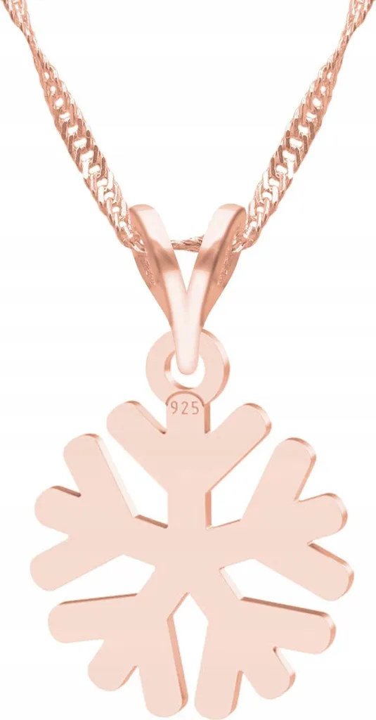 Collana Fiocco di Neve Argento 925 Gold Plated | Eleganza Invernale