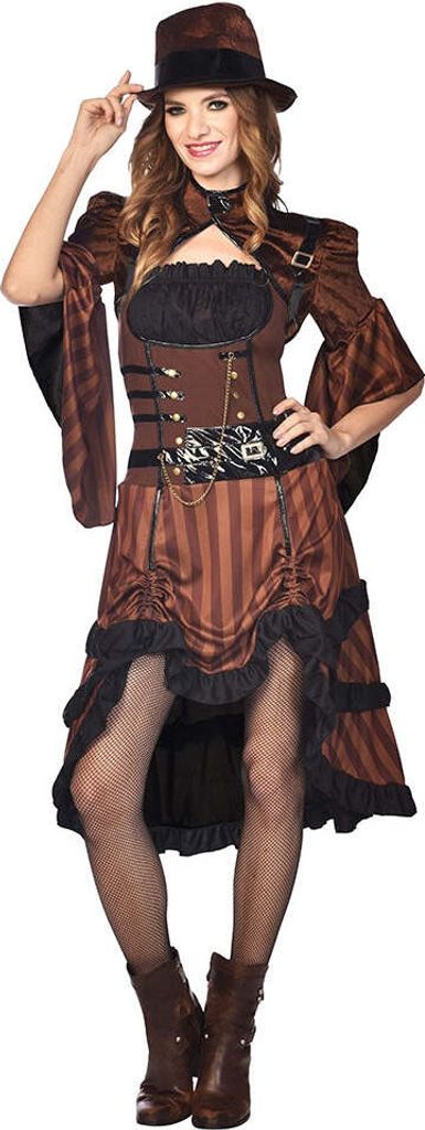 Steampunk Lady Classic Damenkostüm Produktbild 