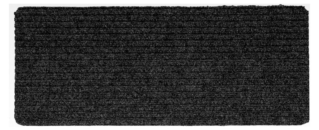 Fußmatte innen anthrazit rutschfest – Türmatte 25x60 cm wasserabweisend – Rip Line strapazierfähiger Fußabtreter antistatisch