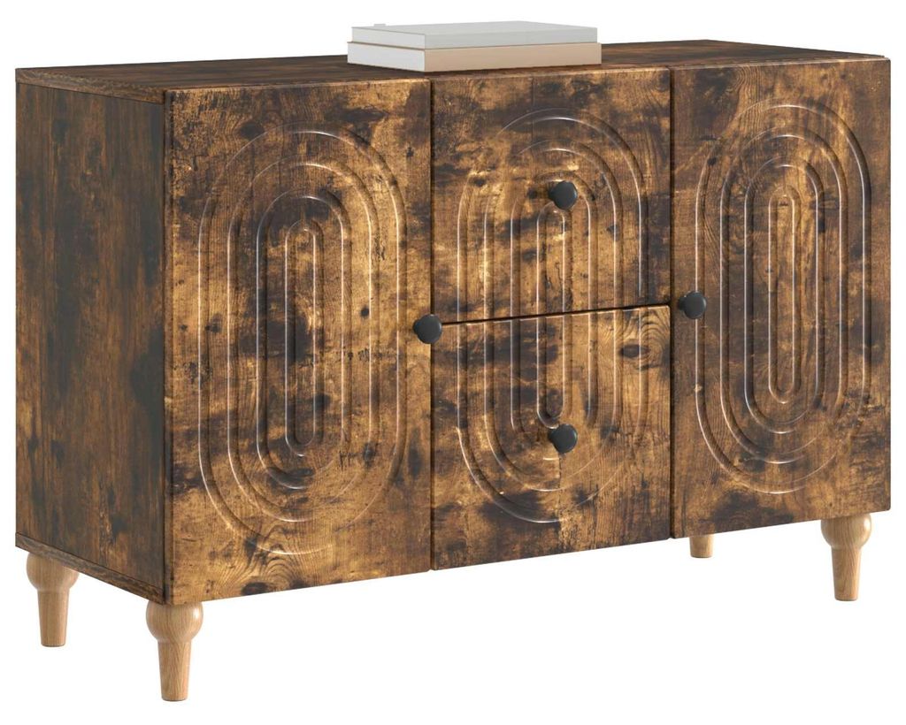 TV-Schränk Geräucherte Eiche 89 x 34,5 x 60 cm Holzwerkstoff