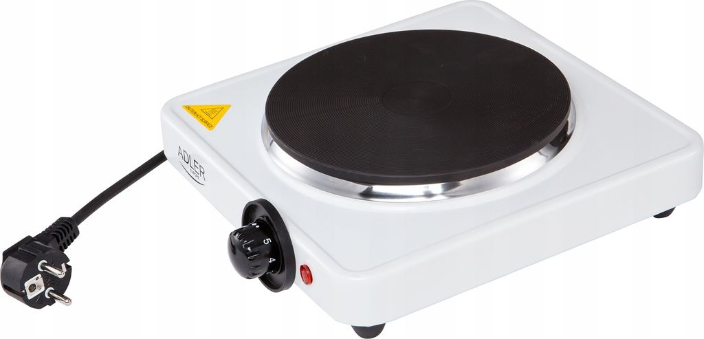 Adler AD 6503 Elektroherd-Einzelkochplatte 1500W, weiß Produktbild 6
