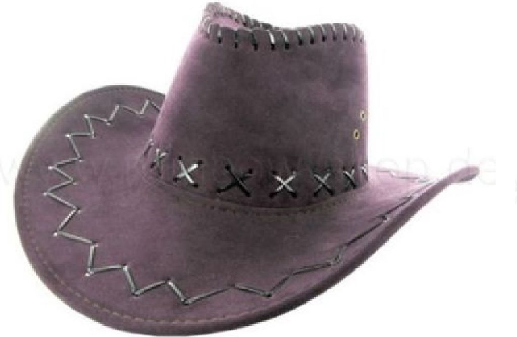 Ra-CW23 lila-pflaume Damen Herren Cowboyhut Cowgirlhut Produktbild 