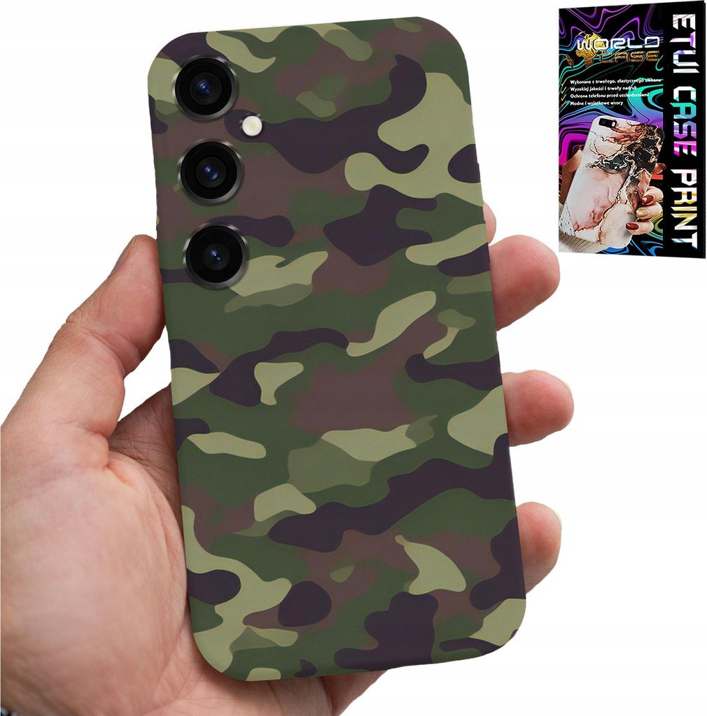 Etui Für Samsung Galaxy A04S - Moro, Militärische Farben Militaryfan Etui