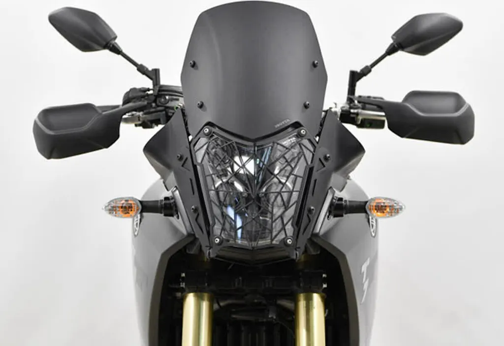 Réduire turbulences Yamaha Tenere 700 avec bulle haute ISOTTA noire