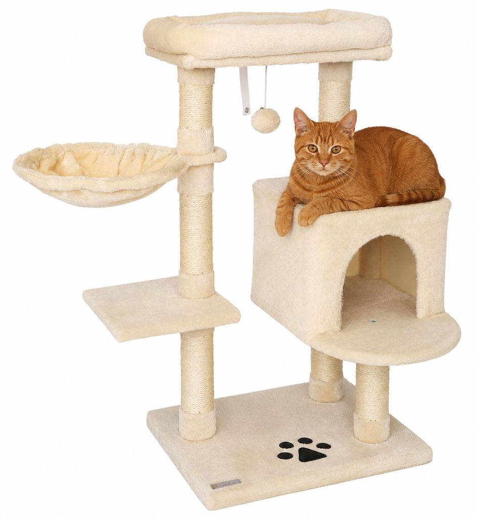 Kattenboom Lionto, 93 cm hoog, met hol, ligplaats, speelbal Productafbeelding 