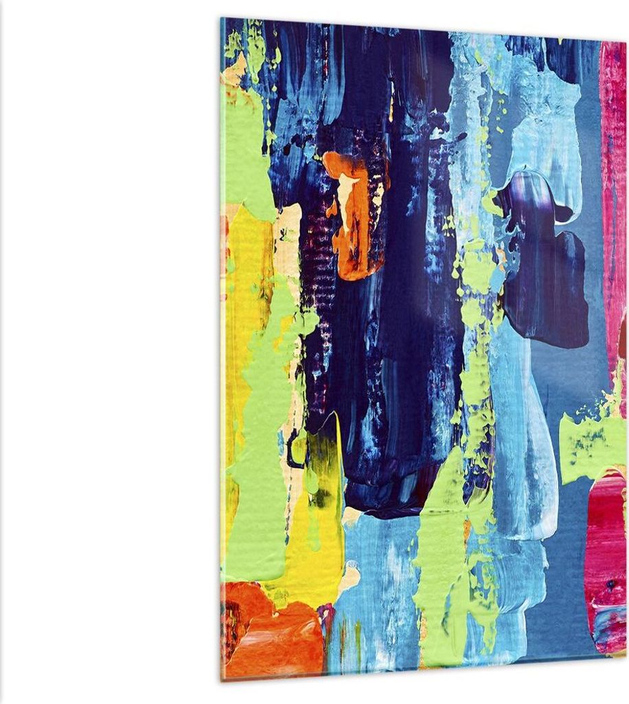 Bilder auf glas - Einteilig - Abstraktion Design Grafik - 80x120cm - Glasbilder - Wandbilder - Bilder - Wanddekoration aus Glas - Glas Bilder - Wan...