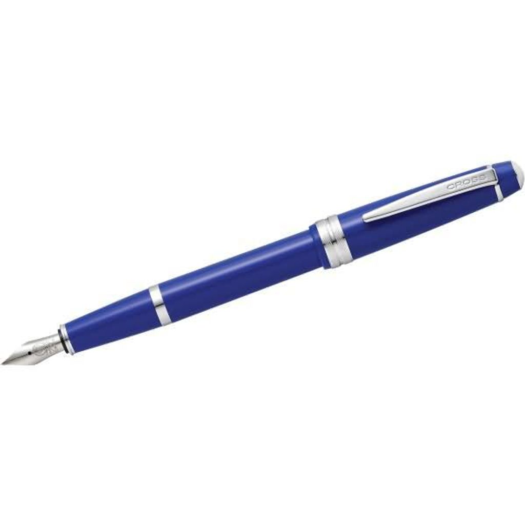 Cross Füllfederhalter Bailey Light Blau-Lack/Chrom, Kunststoff,M-Feder