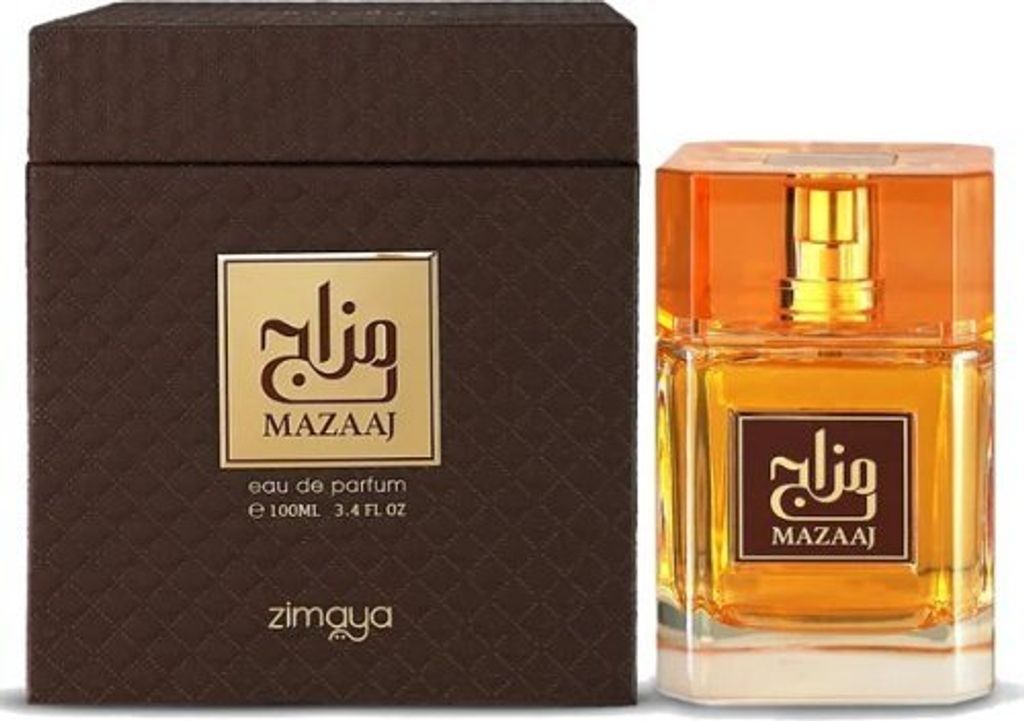A product shot of a perfume bottle and its box.