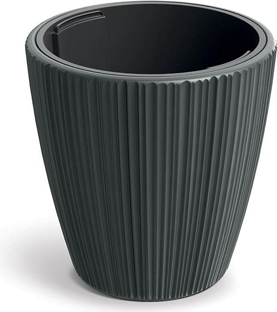 Blumentopf ORO 34,9 cm - Farbe: dunkelgrau