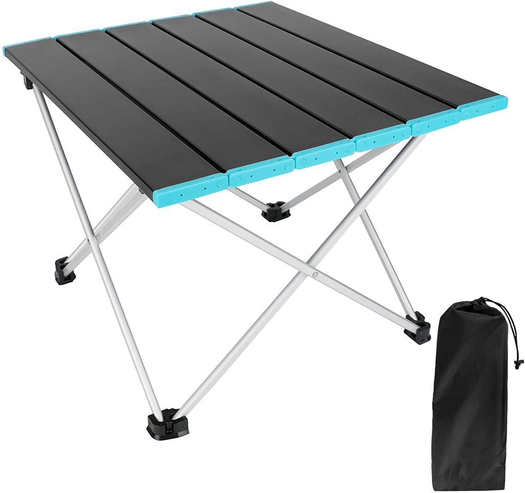 Tragbarer kleiner Aluminium Klapptisch Leichtgewicht für Camping Picknick im 