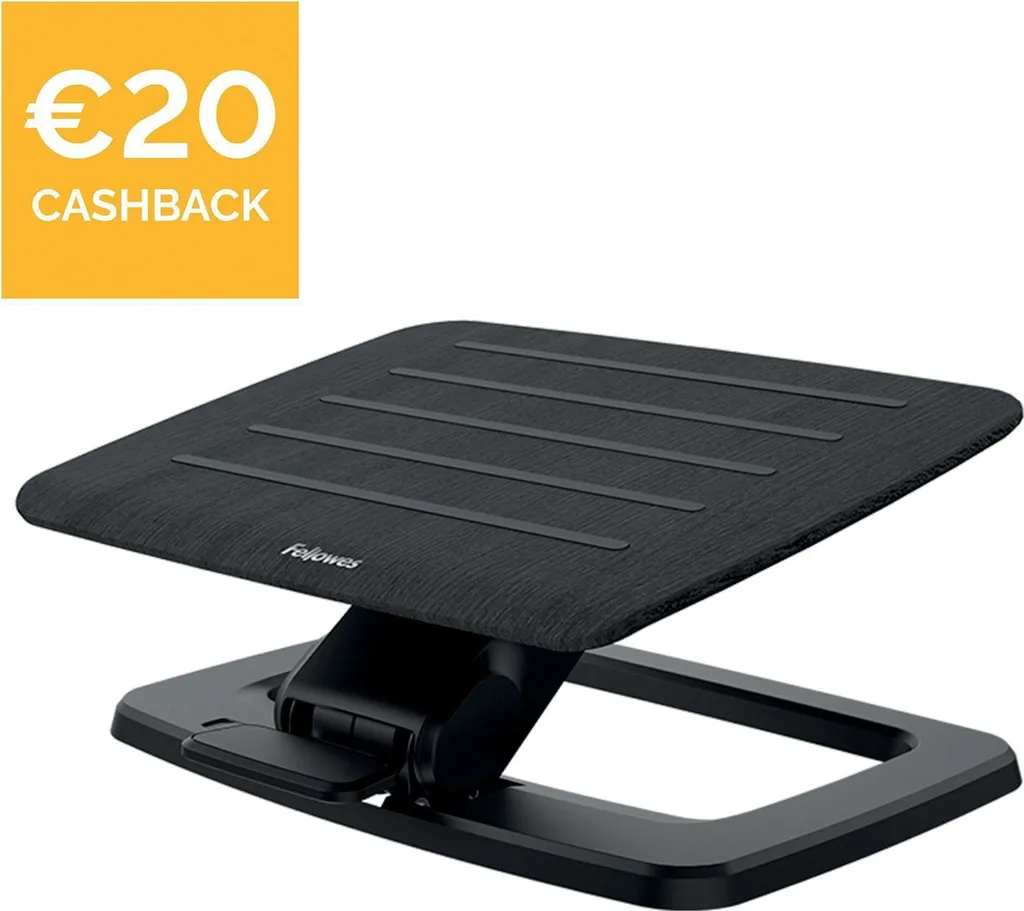 Repose-pieds Fellowes HANA Noir - Fini les Mal de Dos et Jambes Lourdes