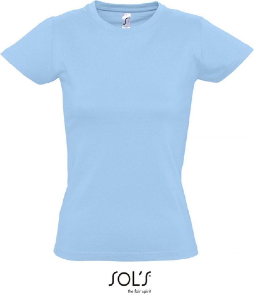 SOLs 11502 | Imperial Women / Damen T-Shirt - Farbe: Sky Blue - Größe: M